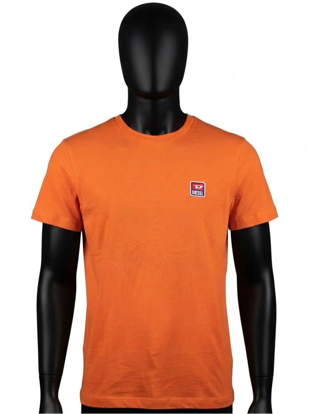Diesel T shirt Orange -Sleeve Logo Tee
